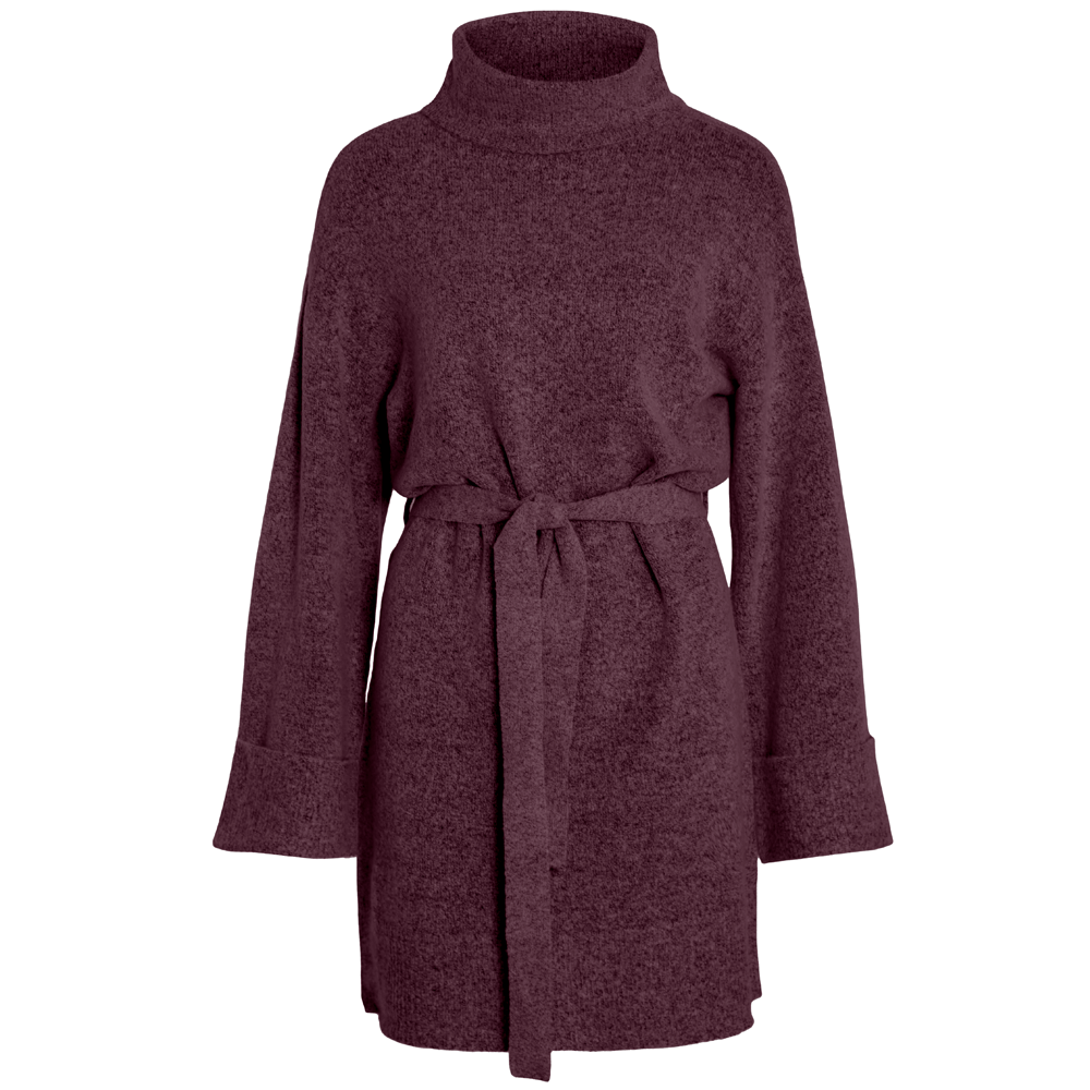 Vila Rolfie Tie Belt Knit Dress